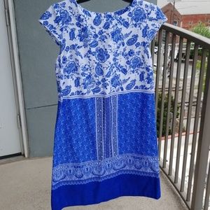 Madison Leigh blue china dress